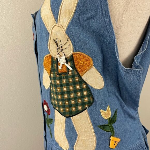 Dominion Apparel Denim Sleeveless Maxi Dress Size XL EUC - Picture 6 of 9